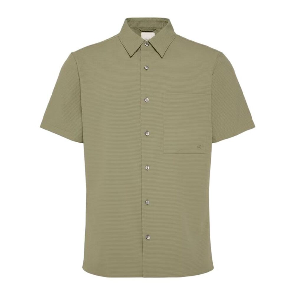 Calvin Klein Mens Classic Tailored Shirt / Deep Lichen Green